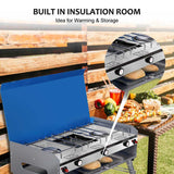 Camplux Propane Camping Stove 2 Burners & 1 Grill, 15,000 BTU Auto - Ignition - Magnadyne