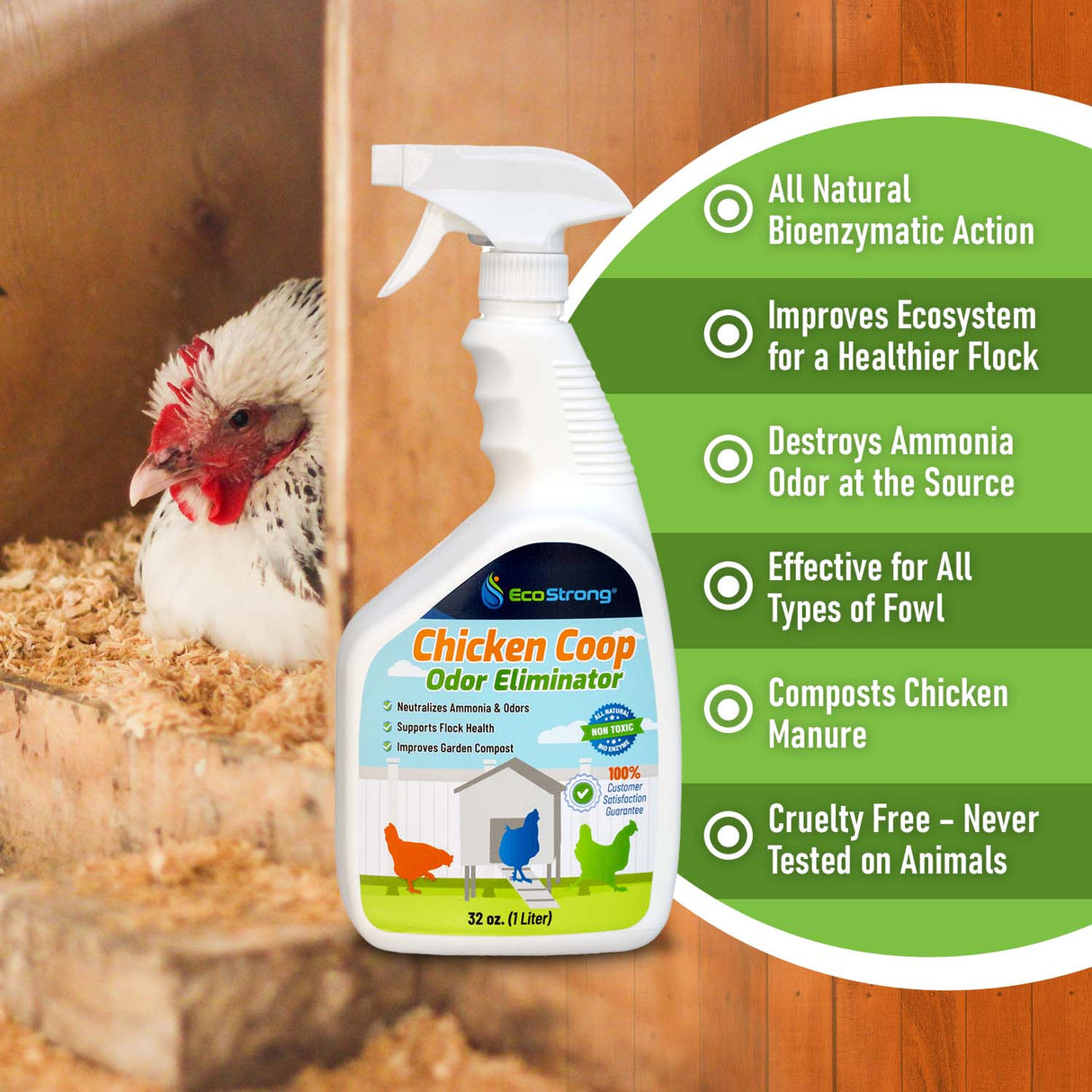 Chicken Coop Odor Eliminator - Magnadyne