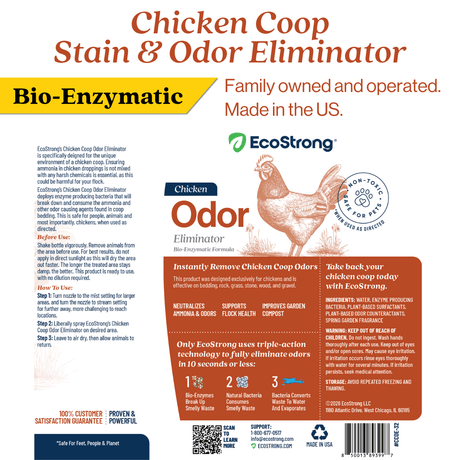 Chicken Coop Odor Eliminator - Magnadyne