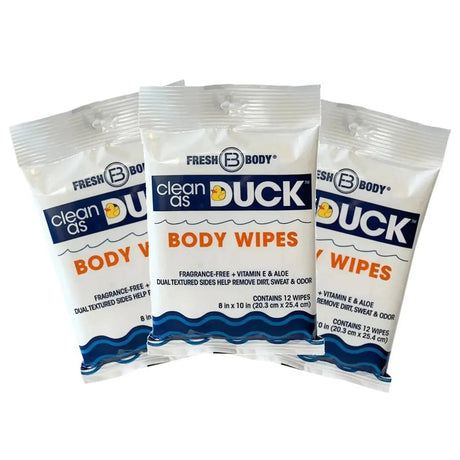 Clean As Duck Body Wipes 12ct (all quantity) - Magnadyne