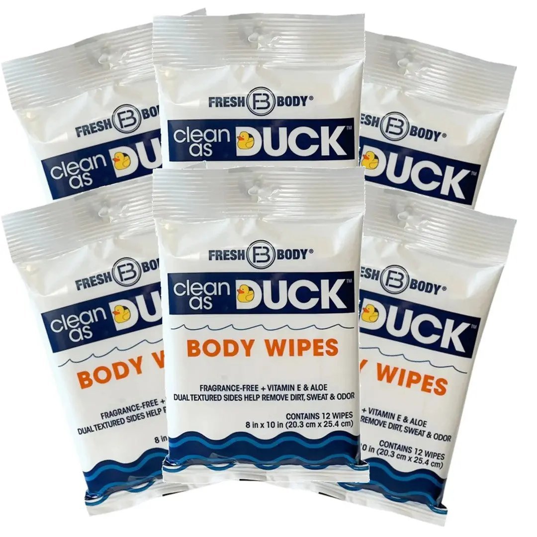 Clean As Duck Body Wipes 12ct (all quantity) - Magnadyne