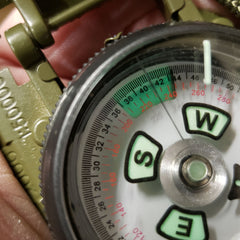 Compass Navigation Package - Traditional Military Lensatic Compass - Everything Needed to Get Started in Compass Land Navigation - Magnadyne