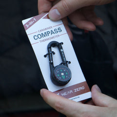 Compass / Thermometer Carabiner - Magnadyne