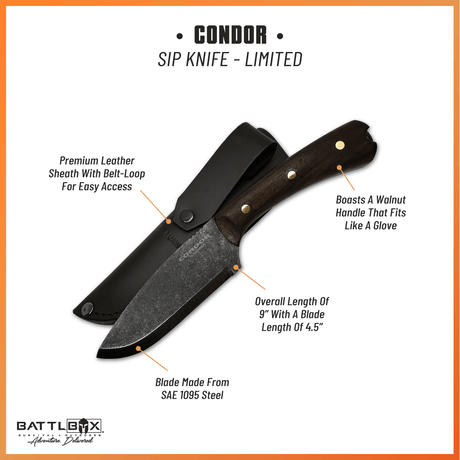 CONDOR SIP KNIFE–LIMITED EDITION - Magnadyne
