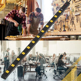 CRST 4.2" Wide Spaced 12 Outlets Mountable Metal Power Strip Surge Protector, 15FT Power Cord, Mounting Brackets Included - Magnadyne