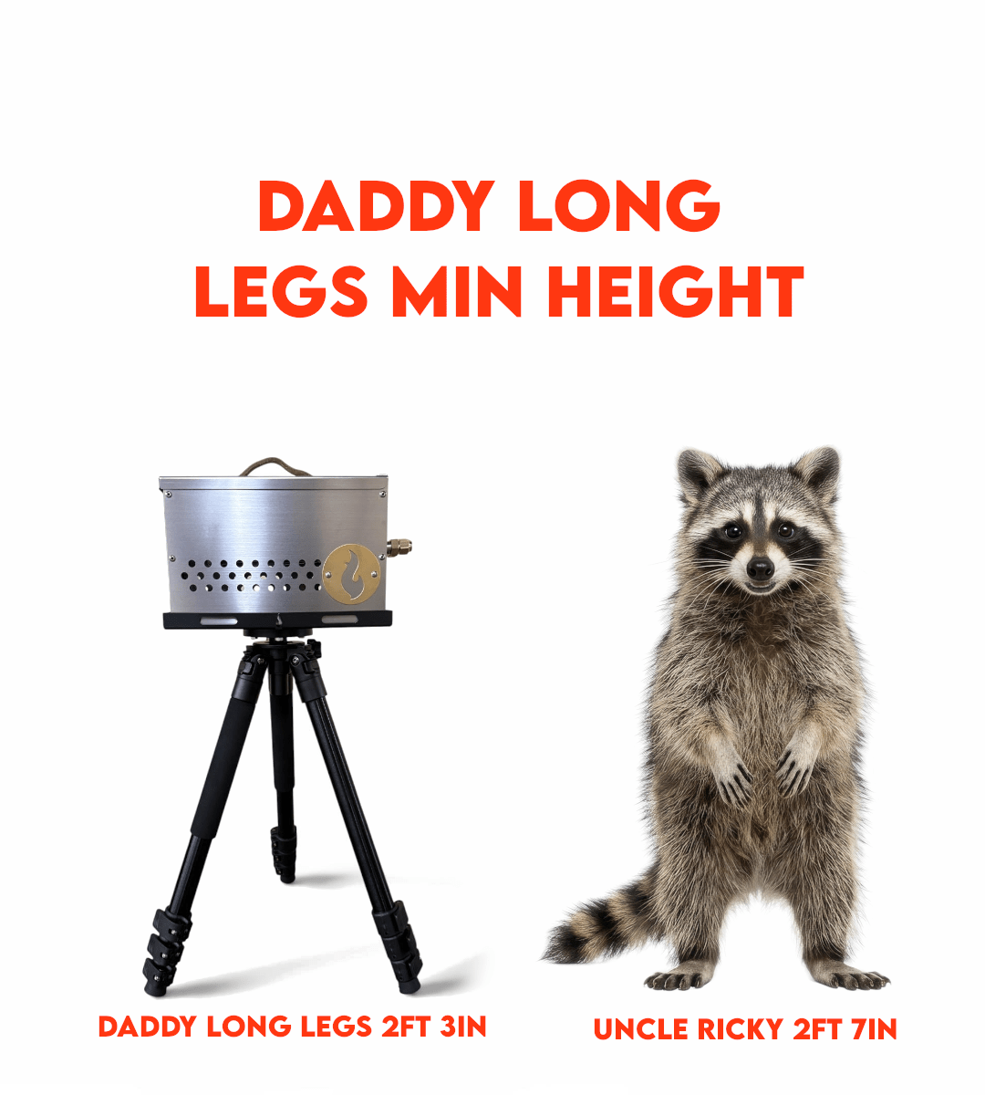 Daddy Long Legs: Cook and Campfire at Waist High! - Magnadyne