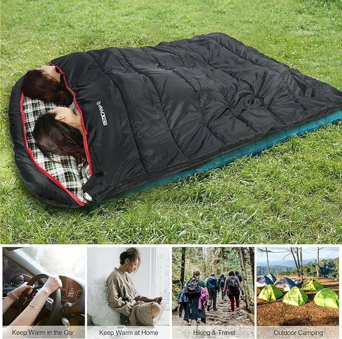 Double Sleeping Bag for Adults - Magnadyne