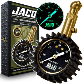 Elite® Tire Pressure Gauge - 60 PSI - Magnadyne