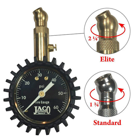 Elite® Tire Pressure Gauge - 60 PSI - Magnadyne