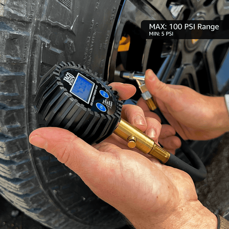 ElitePro™ Digital Tire Pressure Gauge - Professional Accuracy - 100 PSI - Magnadyne