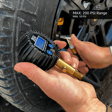 ElitePro™ Digital Tire Pressure Gauge - Professional Accuracy - 200 PSI - Magnadyne