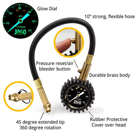 ElitePro™ Tire Pressure Gauge - 60 PSI - Magnadyne