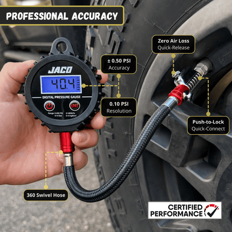 ElitePro-X Digital Tire Pressure Gauge with Lightning™ Chuck - Magnadyne