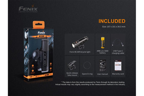Fenix BC26R LED Bike Light - Magnadyne