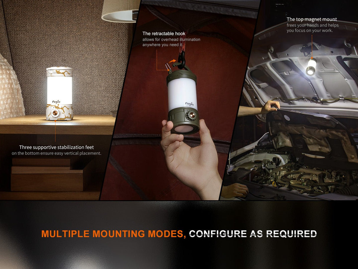 Fenix CL26R PRO High Performance LED Rechargeable Camping Lantern - Magnadyne