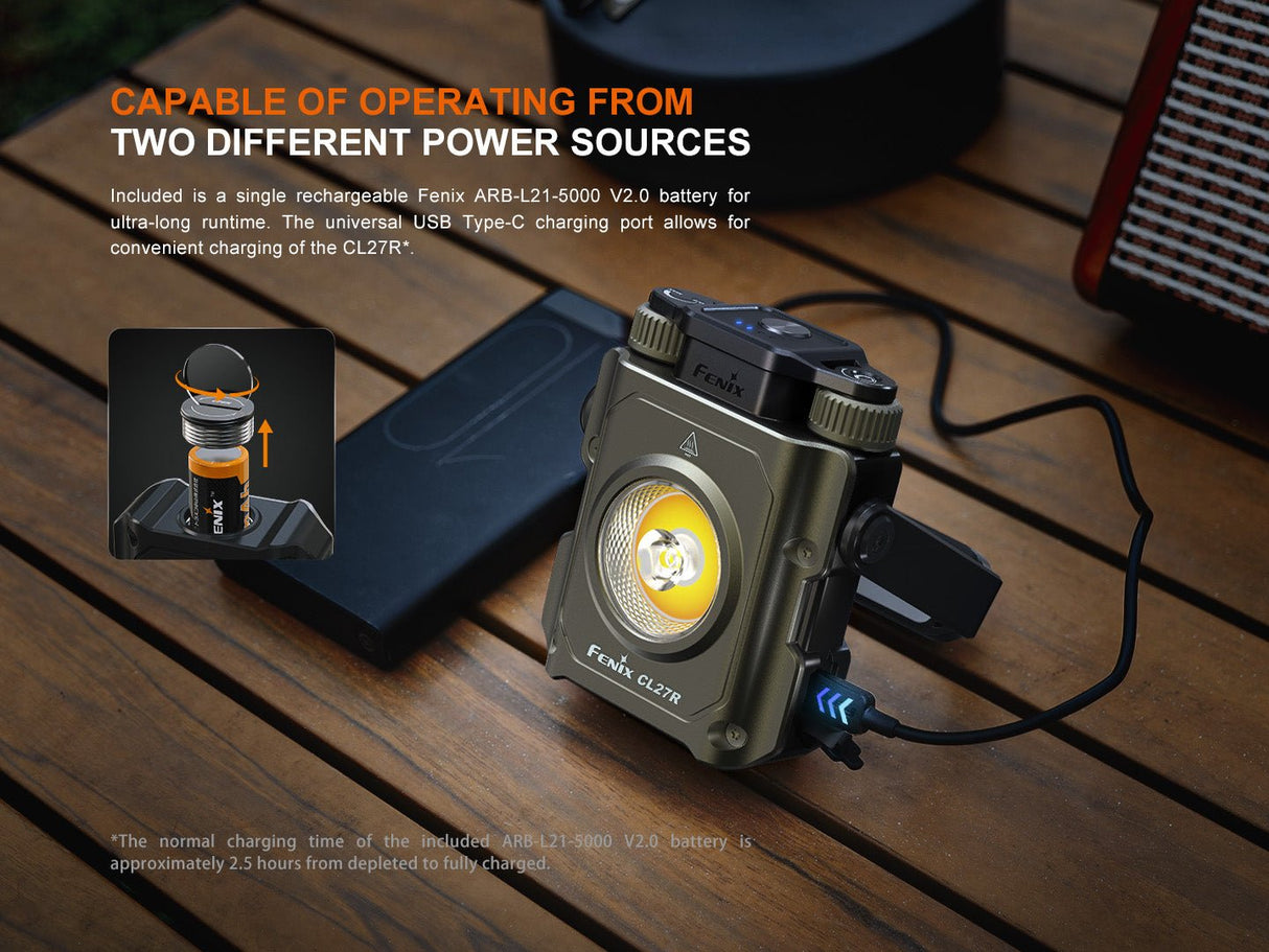 Fenix CL27R Multifunctional Outdoor Lantern - Magnadyne