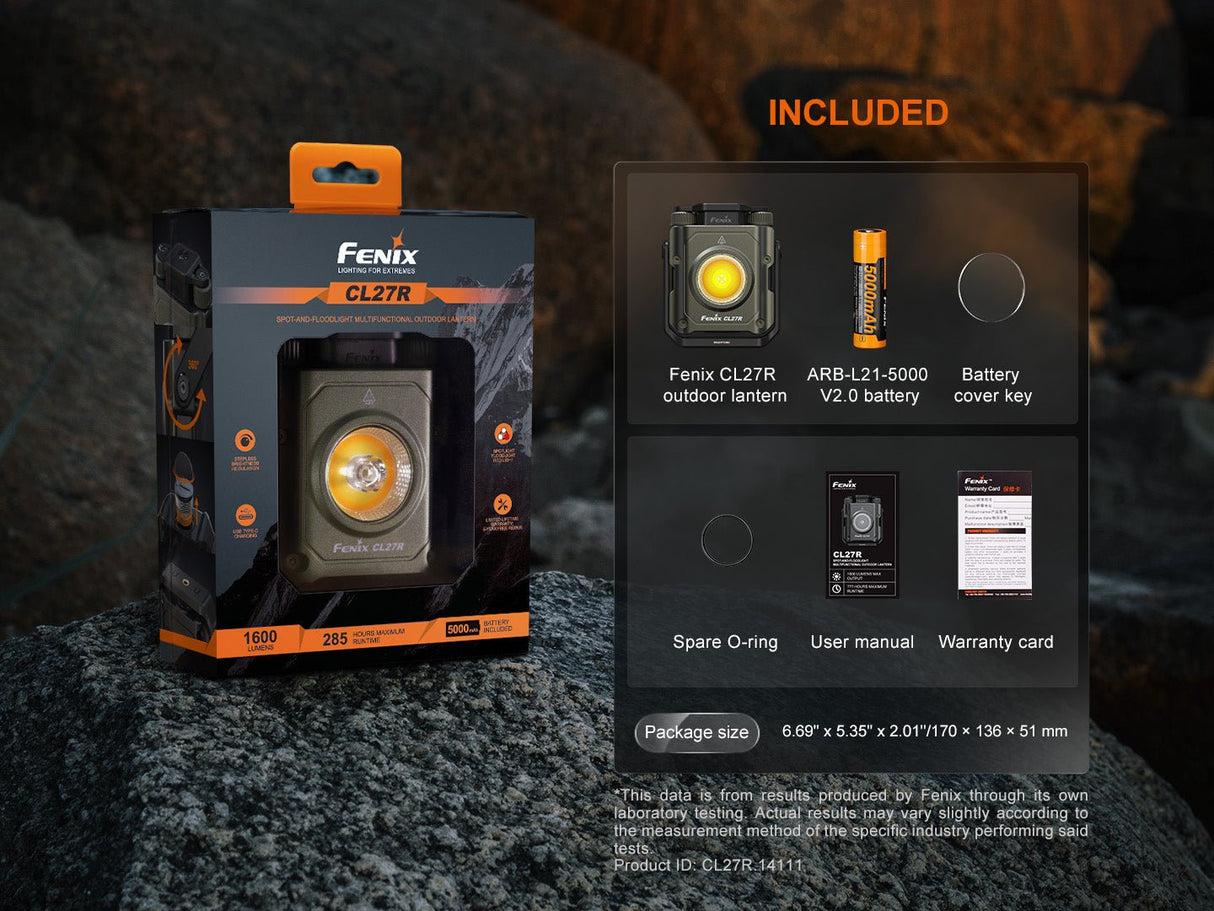 Fenix CL27R Multifunctional Outdoor Lantern - Magnadyne