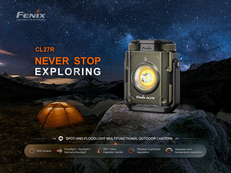 Fenix CL27R Multifunctional Outdoor Lantern - Magnadyne