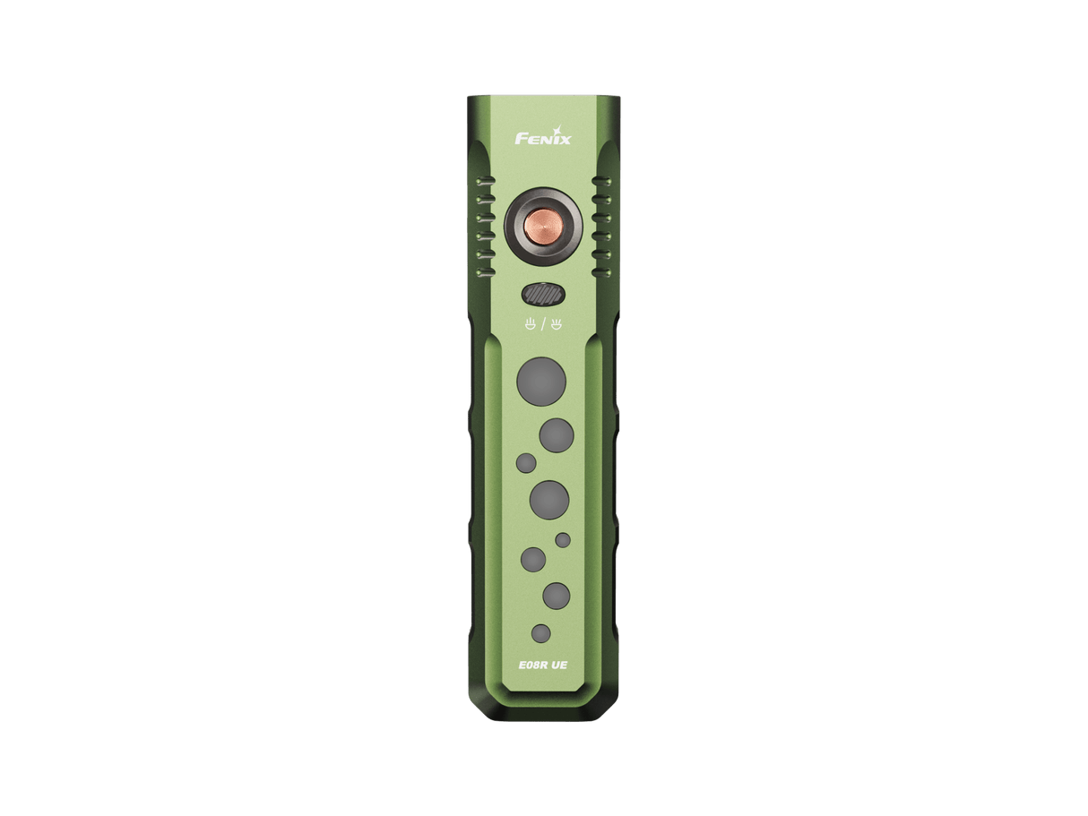 Fenix E08R UE Multi-Light EDC Flashlight With Red Light & Green Laser - Magnadyne