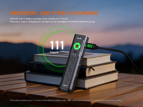 Fenix E08R UE Multi-Light EDC Flashlight With Red Light & Green Laser - Magnadyne