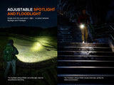 Fenix E08R UE Multi-Light EDC Flashlight With Red Light & Green Laser - Magnadyne