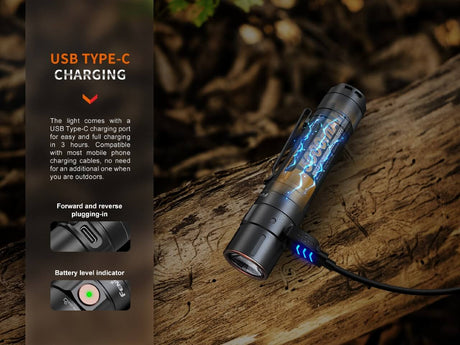 Fenix E35R High-Performance Rechargeable LED Flashlight - Magnadyne