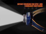 Fenix HL40R Focusable USB Rechargeable LED Headlamp - Magnadyne