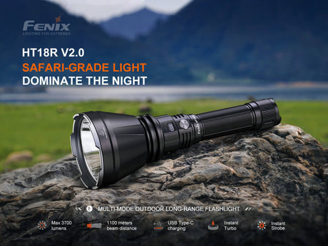Fenix HT18R V2 Long-Range Hunting Flashlight - Magnadyne