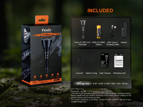 Fenix HT18R V2 Long-Range Hunting Flashlight - Magnadyne