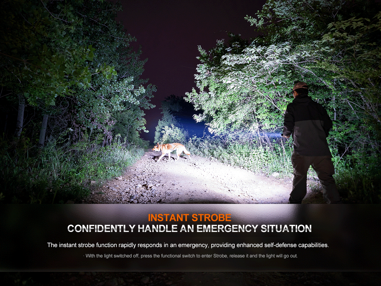 Fenix HT32 Hunting Flashlight with Red & Green Output - Magnadyne