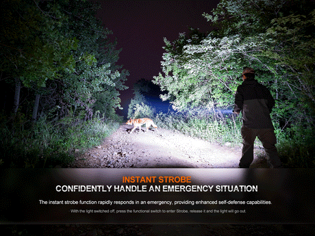 Fenix HT32 Hunting Flashlight with Red & Green Output - Magnadyne