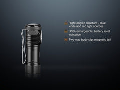 Fenix LD15R Right-Angled Rechargeable LED Flashlight - Magnadyne