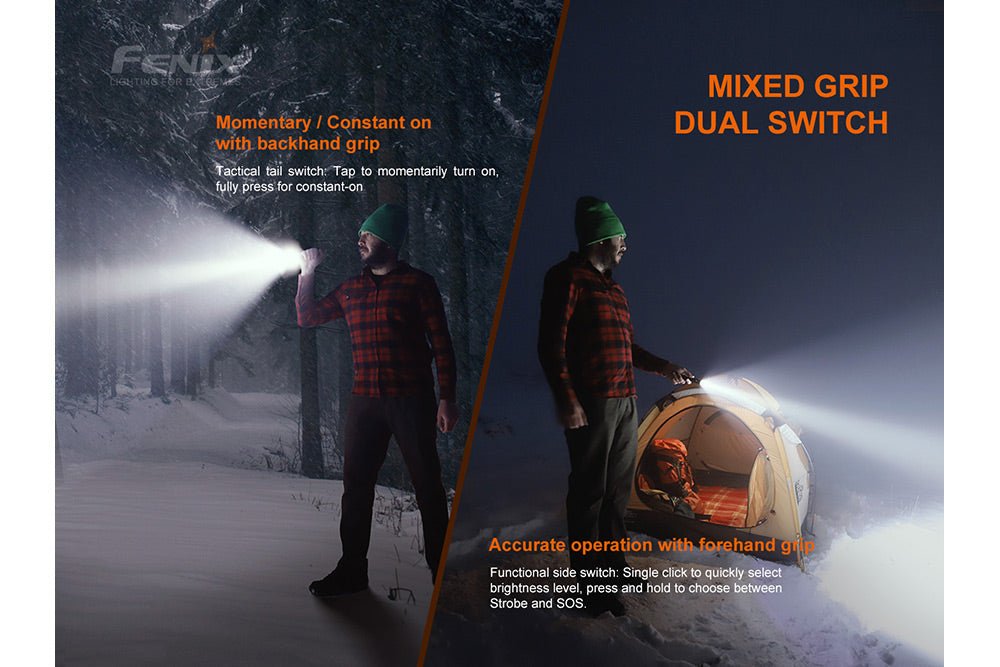 Fenix LD22 V2 Compact LED Flashlight - 800 Lumens - Magnadyne