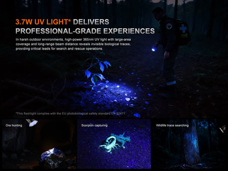 Fenix LR35R PRO Rechargeable Palm-Sized Searchlight - Magnadyne