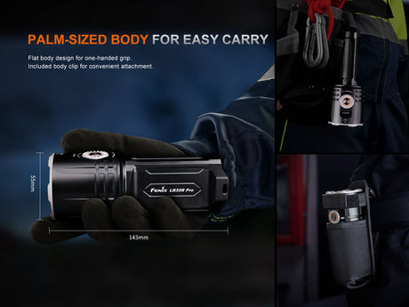 Fenix LR35R PRO Rechargeable Palm-Sized Searchlight - Magnadyne