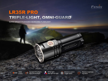 Fenix LR35R PRO Rechargeable Palm-Sized Searchlight - Magnadyne