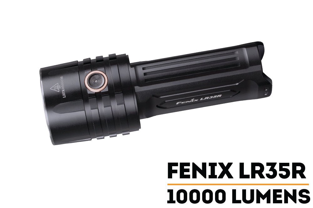Fenix LR35R Rechargeable LED Flashlight - 10,000 Lumens - Magnadyne