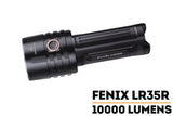 Fenix LR35R Rechargeable LED Flashlight - 10,000 Lumens - Magnadyne