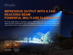 Fenix LR35R Rechargeable LED Flashlight - 10,000 Lumens - Magnadyne