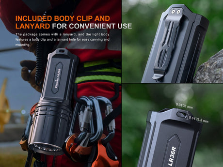 Fenix LR36R White Laser Searching Flashlight - Magnadyne