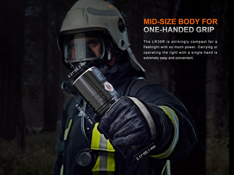 Fenix LR36R White Laser Searching Flashlight - Magnadyne