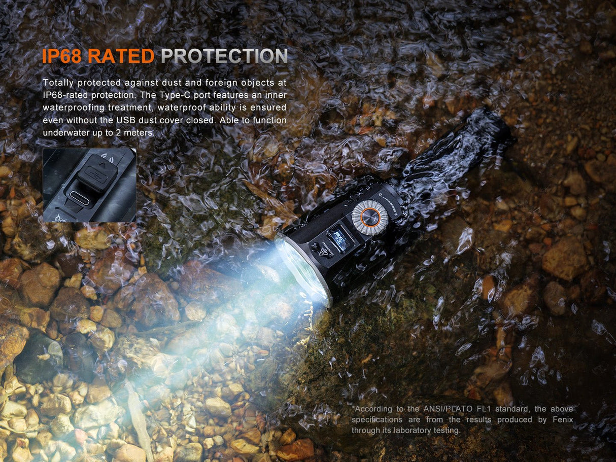 Fenix LR36R White Laser Searching Flashlight - Magnadyne