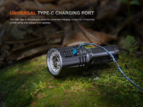 Fenix LR36R White Laser Searching Flashlight - Magnadyne