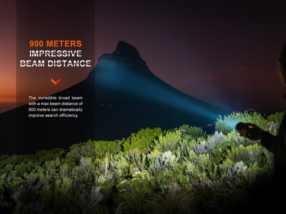 Fenix LR40R V2.0 Rechargeable LED Searchlight - Magnadyne