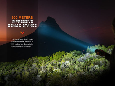 Fenix LR40R V2.0 Rechargeable LED Searchlight - Magnadyne