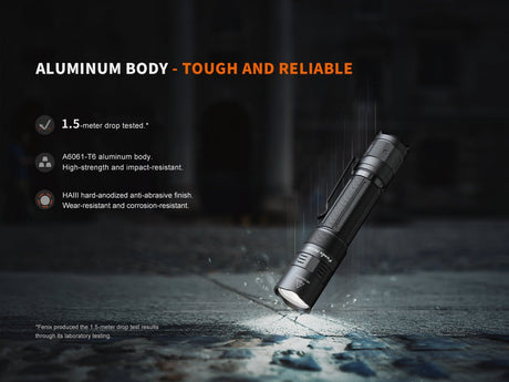 Fenix PD32R Rechargeable Silent Switch LED Flashlight - Magnadyne