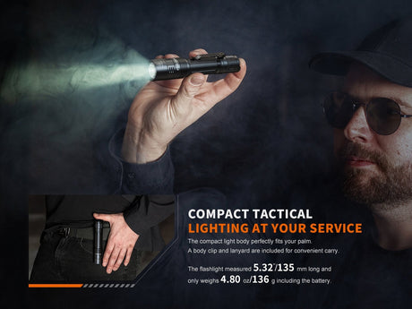 Fenix PD32R Rechargeable Silent Switch LED Flashlight - Magnadyne