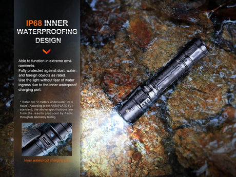 Fenix PD35R Compact Rechargeable Tactical Flashlight - Magnadyne