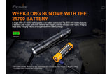 Fenix PD36 TAC Tactical Flashlight - 3000 Lumens - Magnadyne