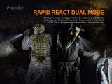Fenix PD36 TAC Tactical Flashlight - 3000 Lumens - Magnadyne